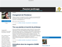 Tablet Screenshot of passion-jardinage.blogs.charentelibre.fr